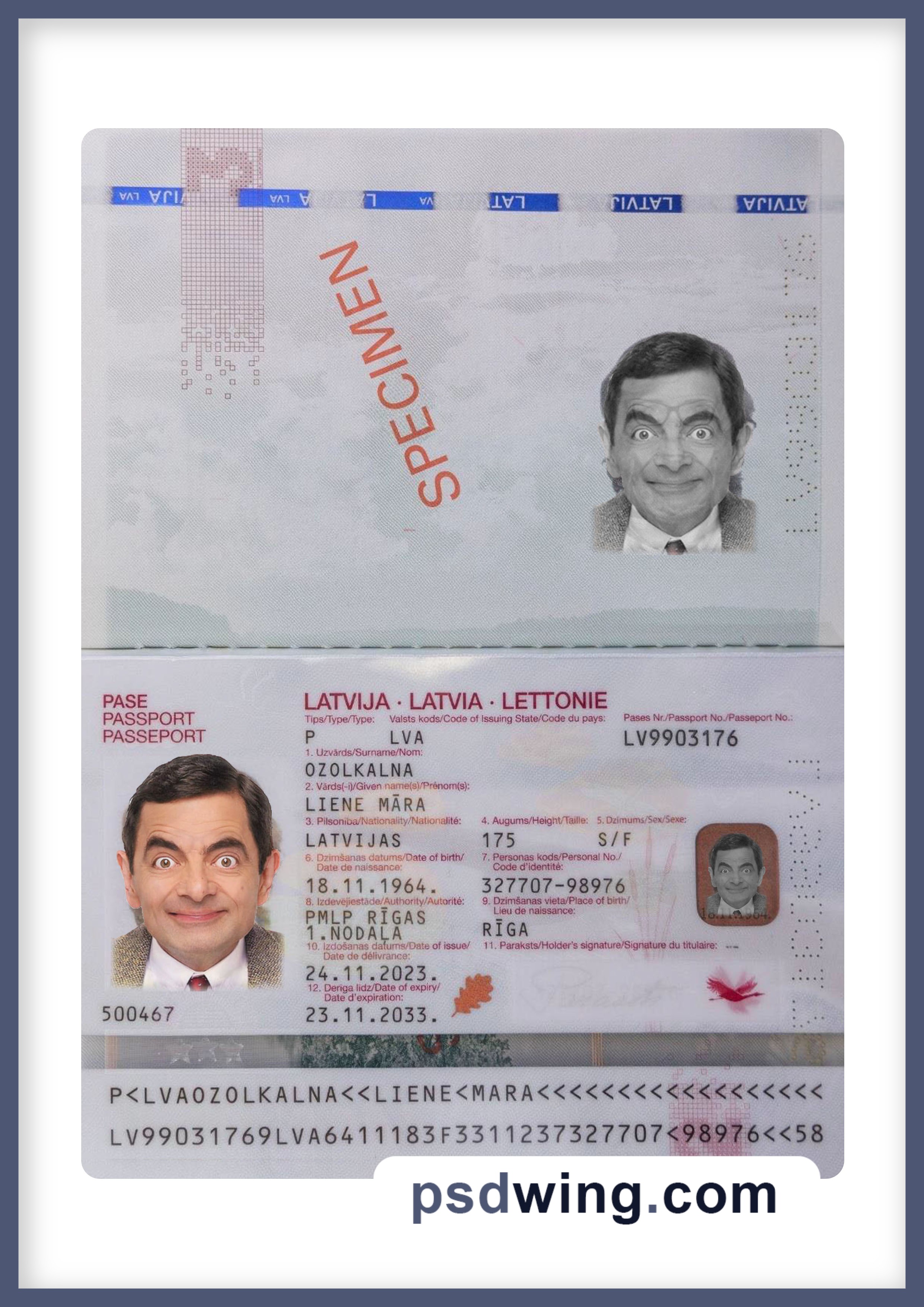 Latvia Passport 2023-Present